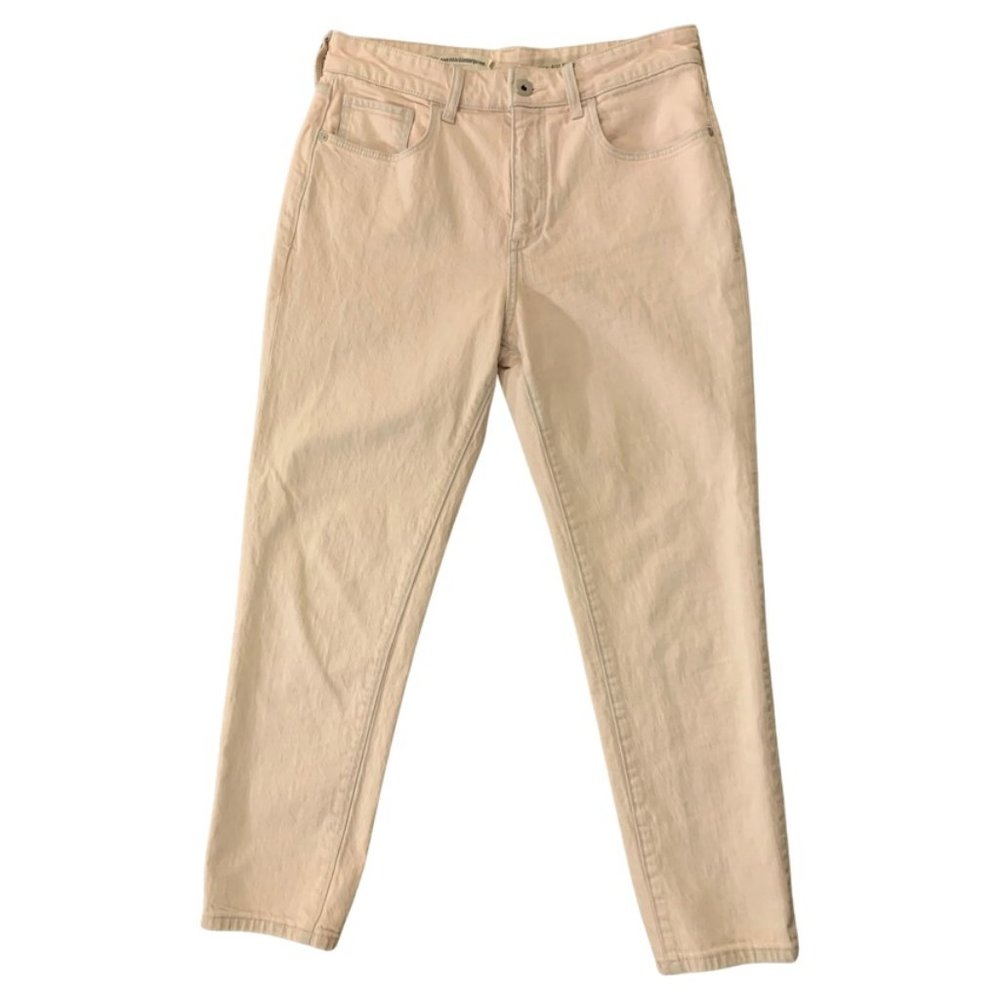 Pilcro and the Letterpress by Anthropologie High-Rise Slim Pink Wash Jeans